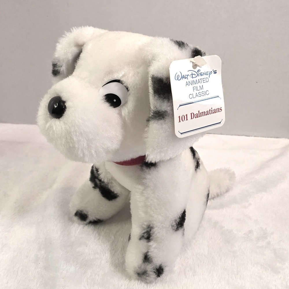 Vintage Disney 101 Dalmatians Plush NWT 1985 Canasa Trading Co Dalmatian Pup